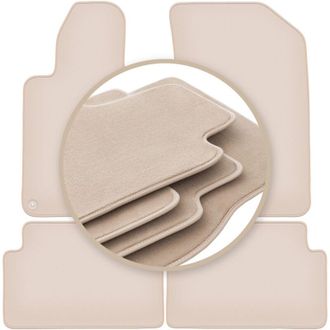 OEM Alfombrillas Beige Premium Para Peugeot 508 I Berlina, Familiar, Sw, Rxh 2010-2018