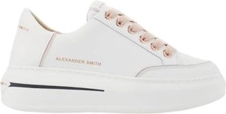 Alexander Smith Stijlvolle Sneakers voor Mannen en Vrouwen - Dames - Sneakers - Wit - 41 EU - Schoenen