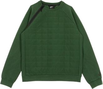 Nike Lichtgewicht Crew Neck Sweatshirt - Heren - Sportshirts - Groen - XL - Katoen - Fitness