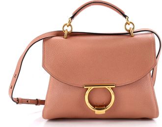 Ferragamo Margot Satchel Leather Small
