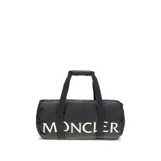 Moncler Black Nylon Luggage And Mens Travel