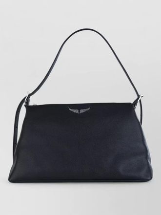 Zadig&Voltaire shoulder bag adjustable chain strap textured surface