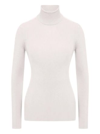 Tom Ford ribbed-knit jumper - women - Cashmere/Silk - L - Neutrals