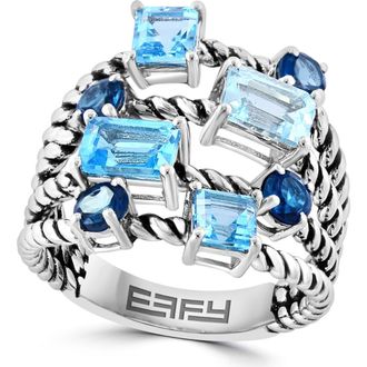 Effy Sterling Silver London Blue Topaz Ring - Size 7 at Nordstrom Rack