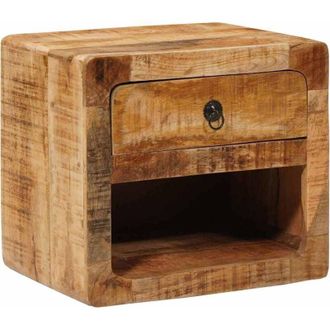 vidaXL Vidaxl - Armario de noche montado en la pared Marrón 40 x 30 x 36 cm