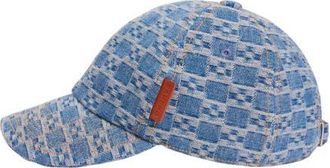 Sandro Denim cap with cross motif in Blue at Nordstrom