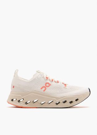 On Womens Cloudsurfer Max Shoe In Ivory/salmon