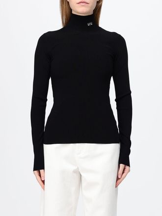 Loewe Slim Fit Viscose Turtleneck with Contrast Logo