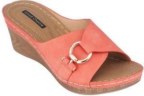 Good Choice Shoes Bay Wedge Sandal in Coral at Nordstrom Rack, Size 6.5