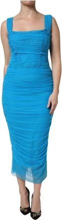 Dolce & Gabbana Kleedjes - Dames - Casual kleedjes - Blauw - M - Kleedjes