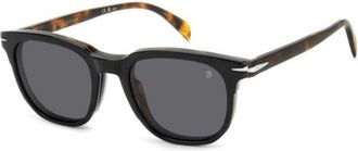 David Beckham Db7120/Cs Tortoiseshell Clip-On Rectangular Eyeglasses