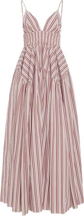 Rosetta Getty Abito con arricciatura - Rosso