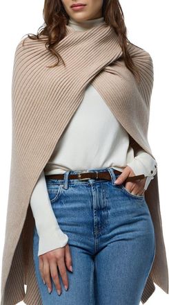 Saachi Drape Rib Wrap in Beige at Nordstrom Rack