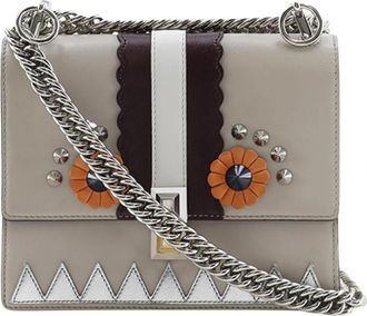 Fendi Pre-owned Chain Leather Shoulder Bag - Dames - Vintage Schoudertas - Veelkleurig - ONE Size - Leer - Vintage