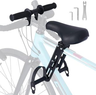 OEM 1 Asiento Delantero Para Bicicleta Infantil, Reposabrazos, Reposapi&eacute;s, Acero, 2-5 A&ntilde;os, Bicicleta De Monta&ntilde;a