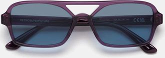 Retro Superfuture Sunglasses Vico Melanzana Yar Purple/Blue Unisex