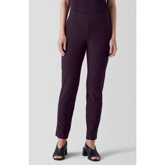 Eileen Fisher Slim Ankle Pants in Violet at Nordstrom, Size Medium