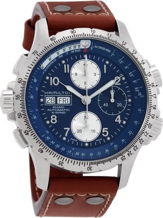 Hamilton Khaki Aviation Chronograph X-Wind Automatic Blue Dial Watch H77506540