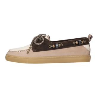 Stefano Lauran Silk-06 Sailor Schoenen - Dames - Schoenen - Beige - Maat: 42 EU Zijde