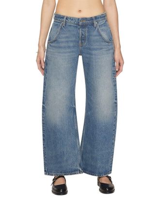 EB Denim Eb Denim Enzo Cropped Mid Rise Barrel Jean