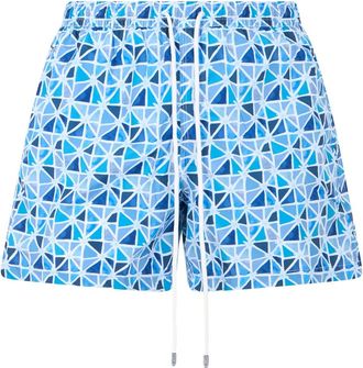 Fedeli Madeira Zwembroek - Heren - Strandmode - Blauw - S - Polyester - Badmode
