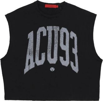 Acupuncture Canotta senza maniche Touch Down - - Tops - Uomo - Nero - M