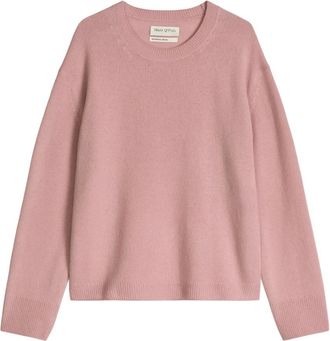 Marc O'Polo Ronde hals gebreid - Dames - Ronde hals truien - Roze - S - Wol - Truien & Vesten