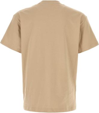 Givenchy Mens Beige Cotton T-Shirt Beigeblack Exterior
