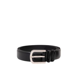Orciani Belts, male, Black, Size: 115 CM Cintura classica Calf