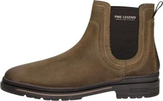 PME Legend Tarmac Cb-10 Enkellaarsjes - Heren - Schoenen - Bruin - Maat: 46 EU Leer
