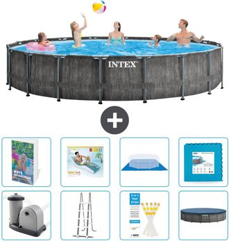 Intex Piscina Prism Frame Redonda - 549x122 Cm - 9-piezas S651