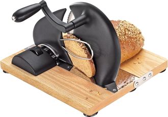 Zassenhaus Vintage Bread Slicer, Hand Crank Home Bread Slicer, 11.75 x 8