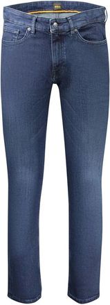 HUGO BOSS Heren, Jeans, Blauw, Maat: W33 L32 Katoen