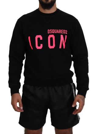 Dsquared2 Dsquared&sup2; Printed Long Sleeves Pullover Mens Sweater (Pre-Owned)