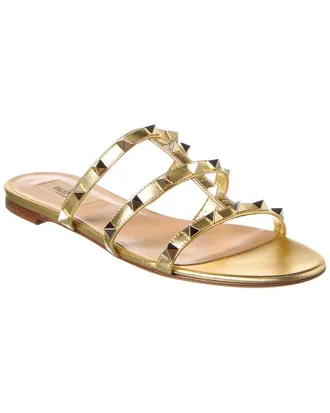 Valentino Rockstud Caged Leather Sandal