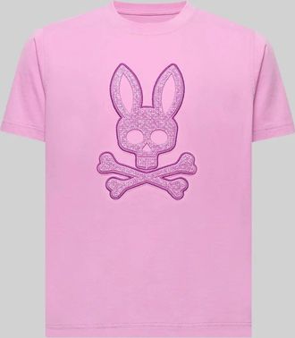 Psycho Bunny Kids Gabin Graphic Tee 508 ORCHID / M/10-12