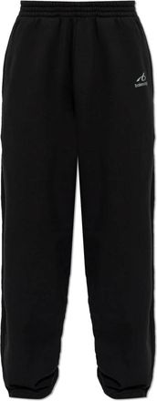 Balenciaga Trainingsbroeken uit de collectie Skiwear - Heren - Sweatpants - Zwart - M - Katoen - Broeken