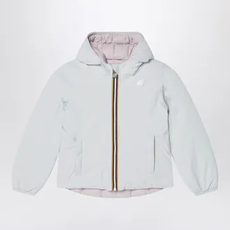 K-Way Giacca reversibile Lily Thermo bianca gardenia/rosa