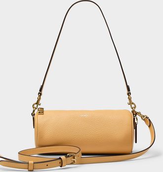 Coach Womens Small smooth leather cylinder bag