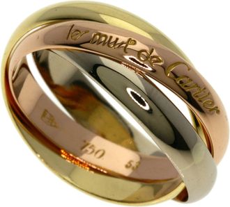 Cartier Yellow Gold (18K) Pink Gold (18K) White Gold (18K) Band Ring (Pre-Owned)