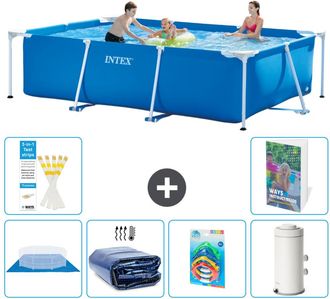 Intex Piscina Con Estructura Rectangular - 300x200x75 Cm - 7-piezas S123