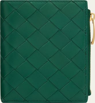Bottega Veneta Small Bifold Zip Wallet