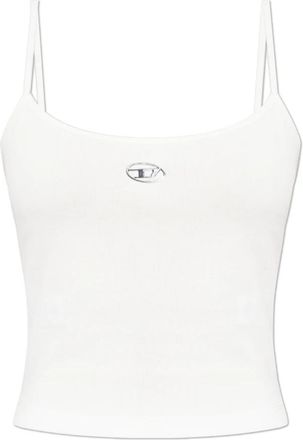 Diesel Blouses - Dames - Tops zonder mouwen - Wit - S - Tops