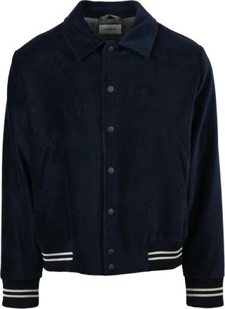 Circolo 1901 Varsity Corduroy Jacket - Heren - Bomber jackets - Blauw - 2XL - Katoen - Jassen