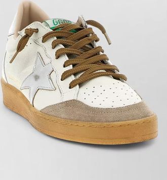 Golden Goose ball star sneakers low top perforated design