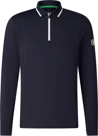 Bogner Jonah polo long-sleeved top for men - Navy blue - XXL