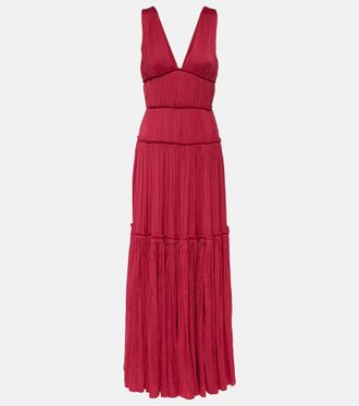 SIMKHAI Abito lungo Mandi a pieghe