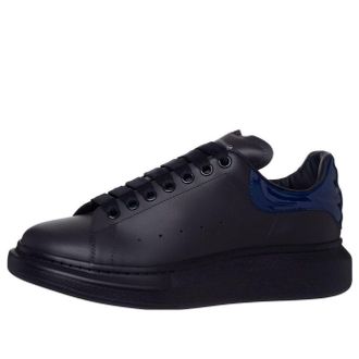 Alexander McQueen Oversized Sneaker Triple Black Blue 727390WICGV4219
