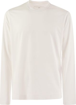 Fedeli Giza Cotton Crew Neck T Shirt