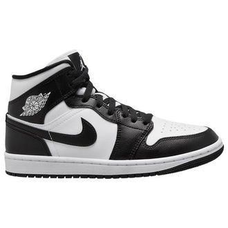 Nike Jordan Womens AJ 1 Mid 365 - Basketball Shoes White/Black Size 10.0
